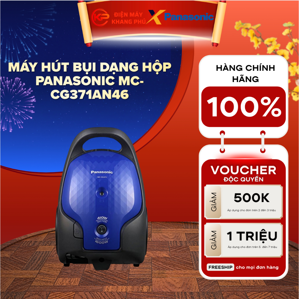 Máy hút bụi dạng hộp Panasonic MC-CG371AN46