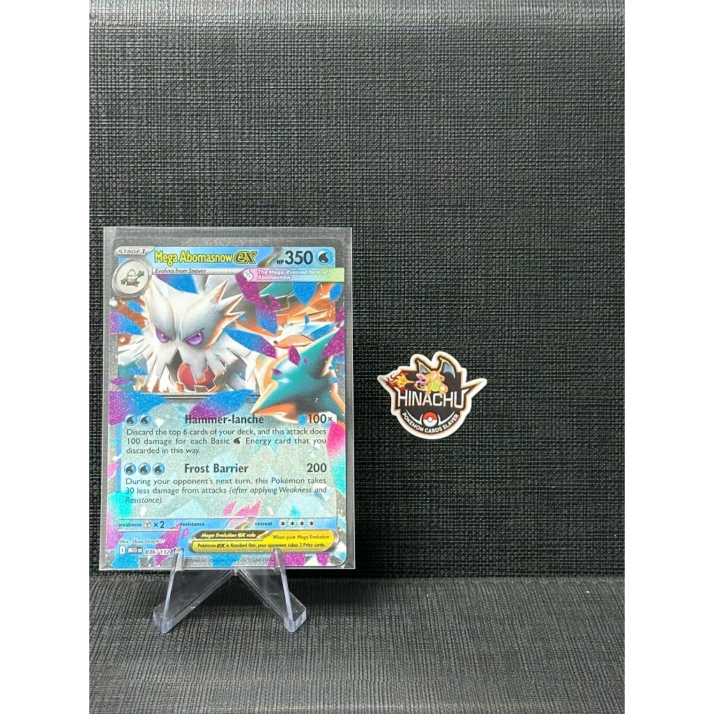 Thẻ bài pokemon | Mega Abomasnow ex #36 Pokemon Mega Evolution | Hàng chính hãng TCG