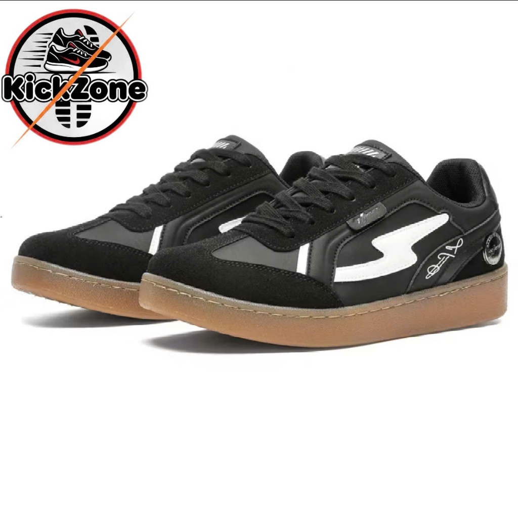 Giày sneaker thể thao nam nữ KickZone Funny Dragon Phối màu Black