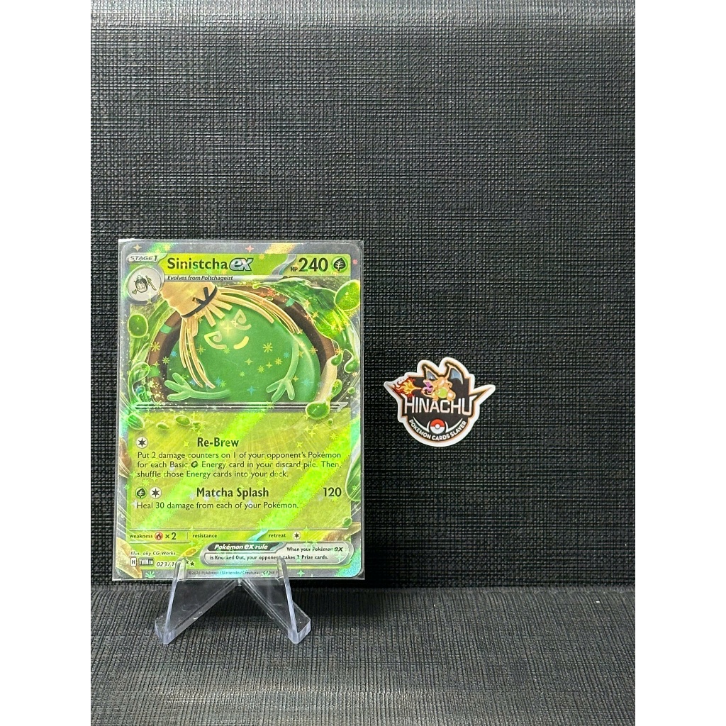 Thẻ bài pokemon | Sinistcha ex #23 Pokemon Twilight Masquerade | Hàng chính hãng TCG