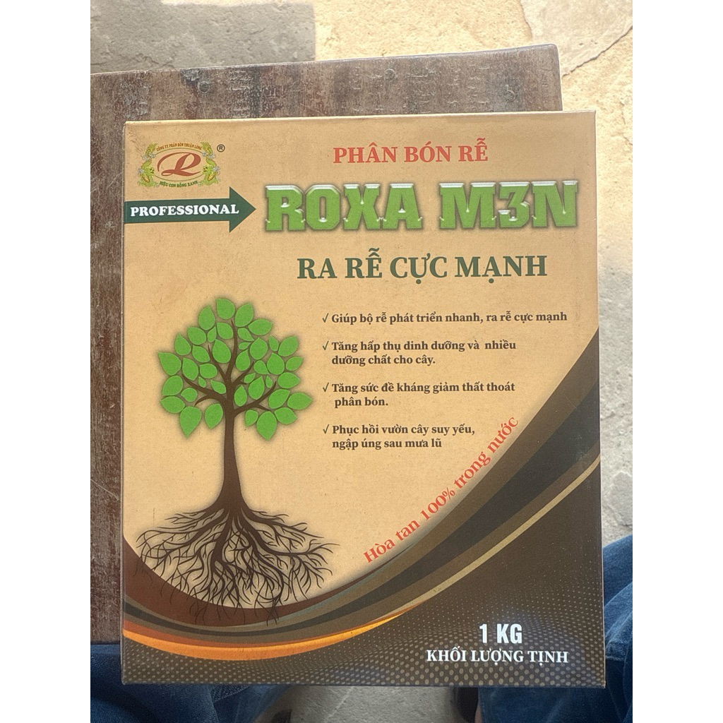 Phân bón rễ ROXA M3N: Ra rễ mạnh