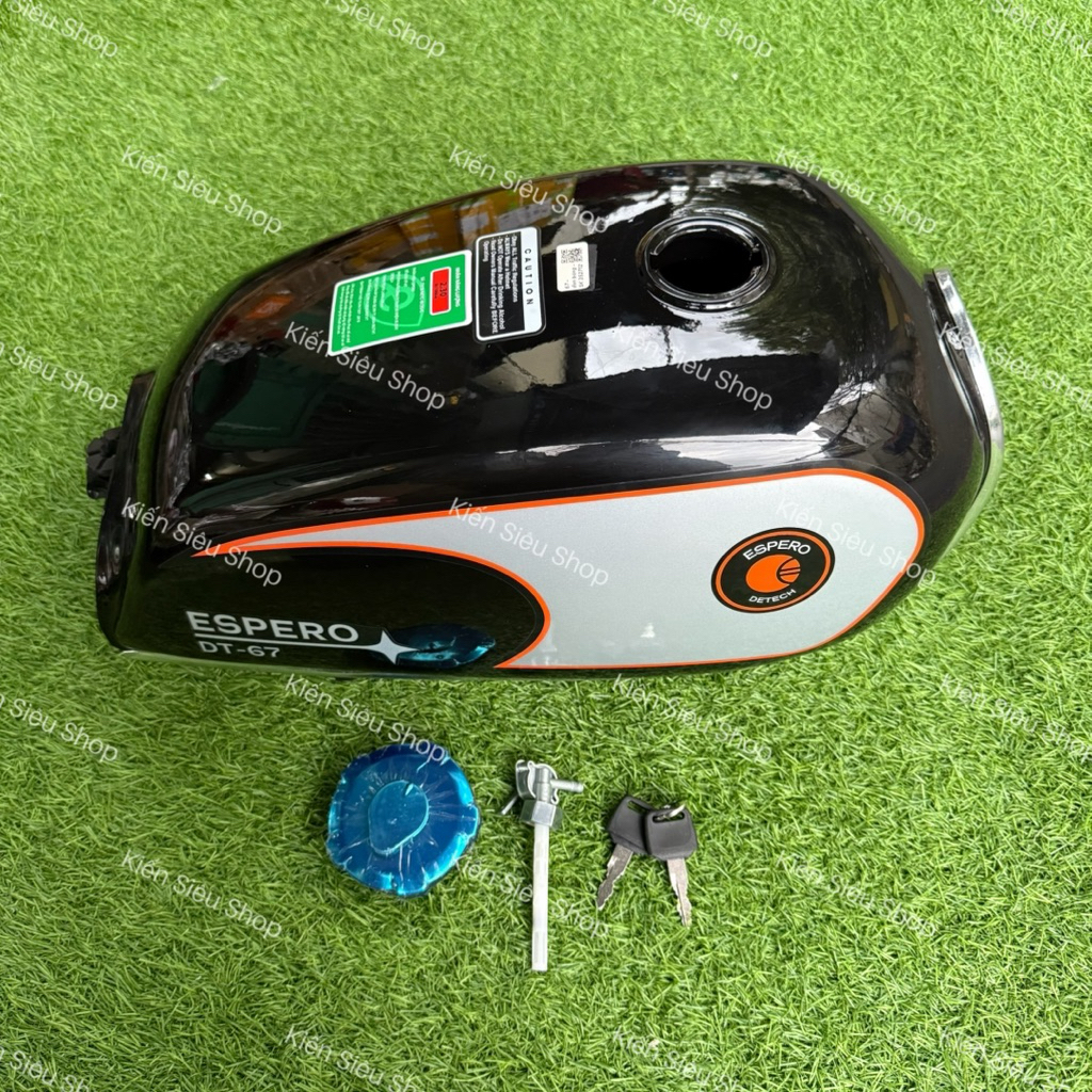 Bình xăng xe 67 detech đen phù hợp 67 detech 67 CD CL