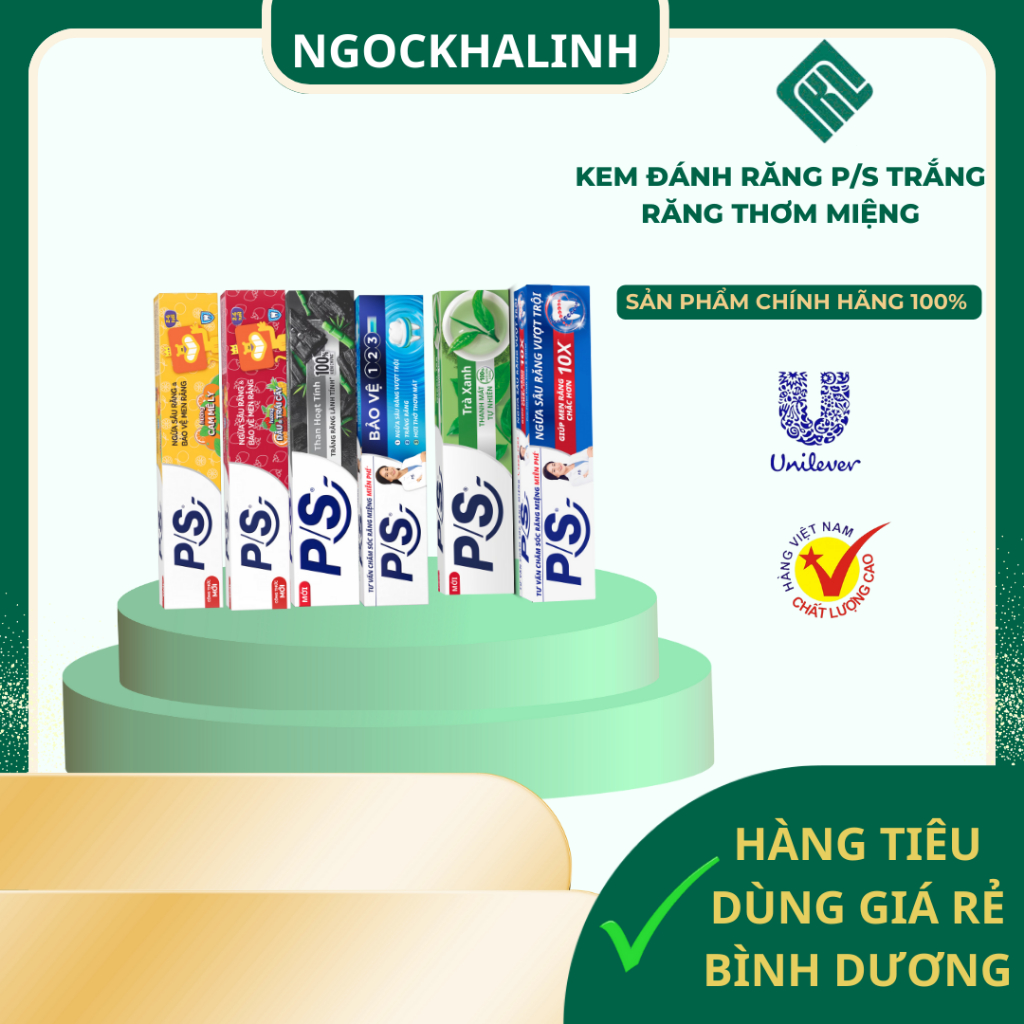 Kem đánh răng P/S trắng răng thơm miệng