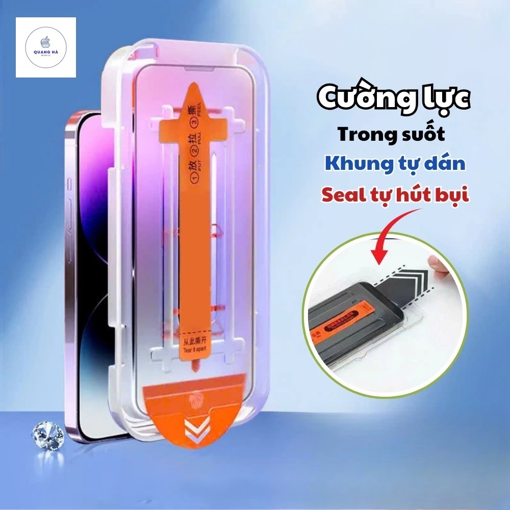 Kính cường lực iPhone không viền đen Baiko chính hãng | Có màn loa | Full dòng X – 17 Pro Max | Chốn