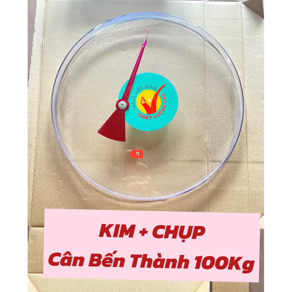 COMBO Kim +Chụp/Nắp Kính Cân BẾN THÀNH 100Kg. KHÁC NHƠN HOÀ. Đặt sai không gắn vừa. Đọc Mô Tả