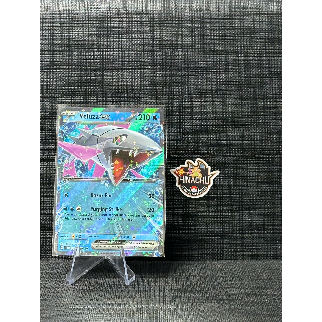 Thẻ bài pokemon | Veluza ex #43 Pokemon Journey Together | Hàng chính hãng TCG