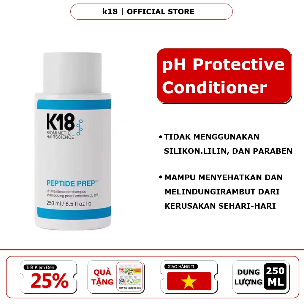 Dầu gội giúp bảo vệ tóc K18 Biomimetic Hairscience Damage Shield Protective Shampoo（250ml）