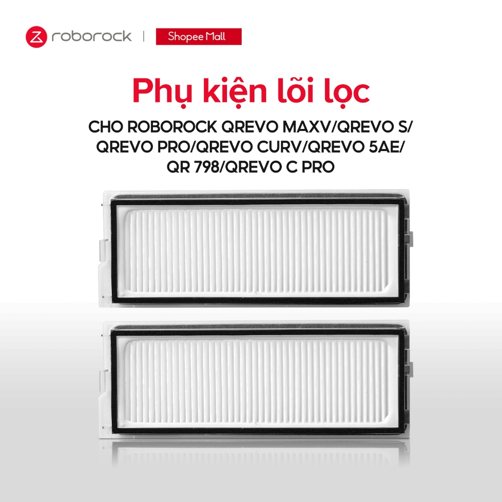Phụ kiện lõi lọc cho Robot hút bụi Roborock Qrevo MaxV/Qrevo S/Qrevo Pro/Qrevo Curv/Edge 5V1/Qrevo 5