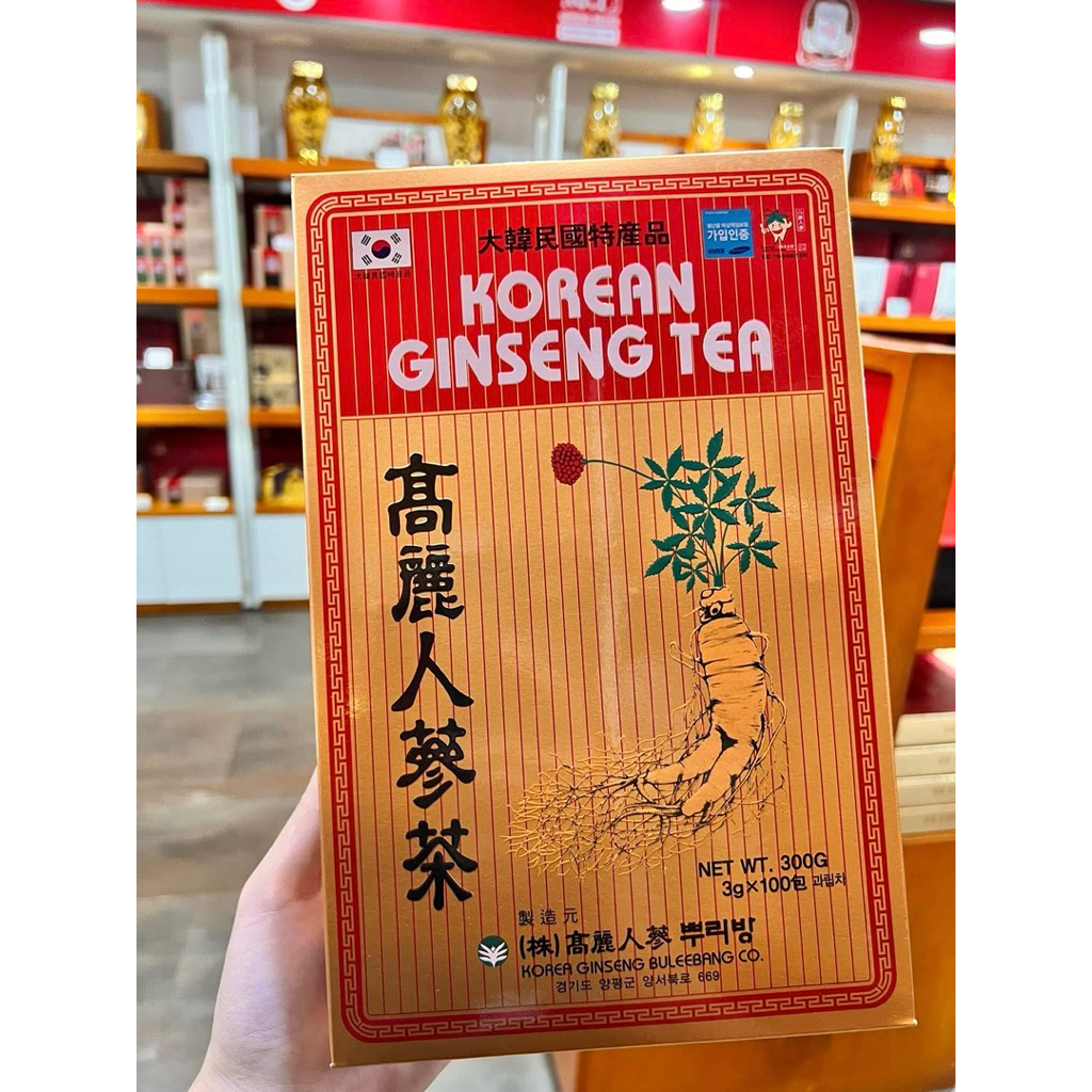 [DATE MƠI] Trà Sâm Hộp Đỏ 100 gói Hàn Quốc