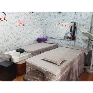 THANH LÝ (Mới) Bộ Ga Giường Spa Trần Bông, Drap Gường Nối Mi, Phun Xăm