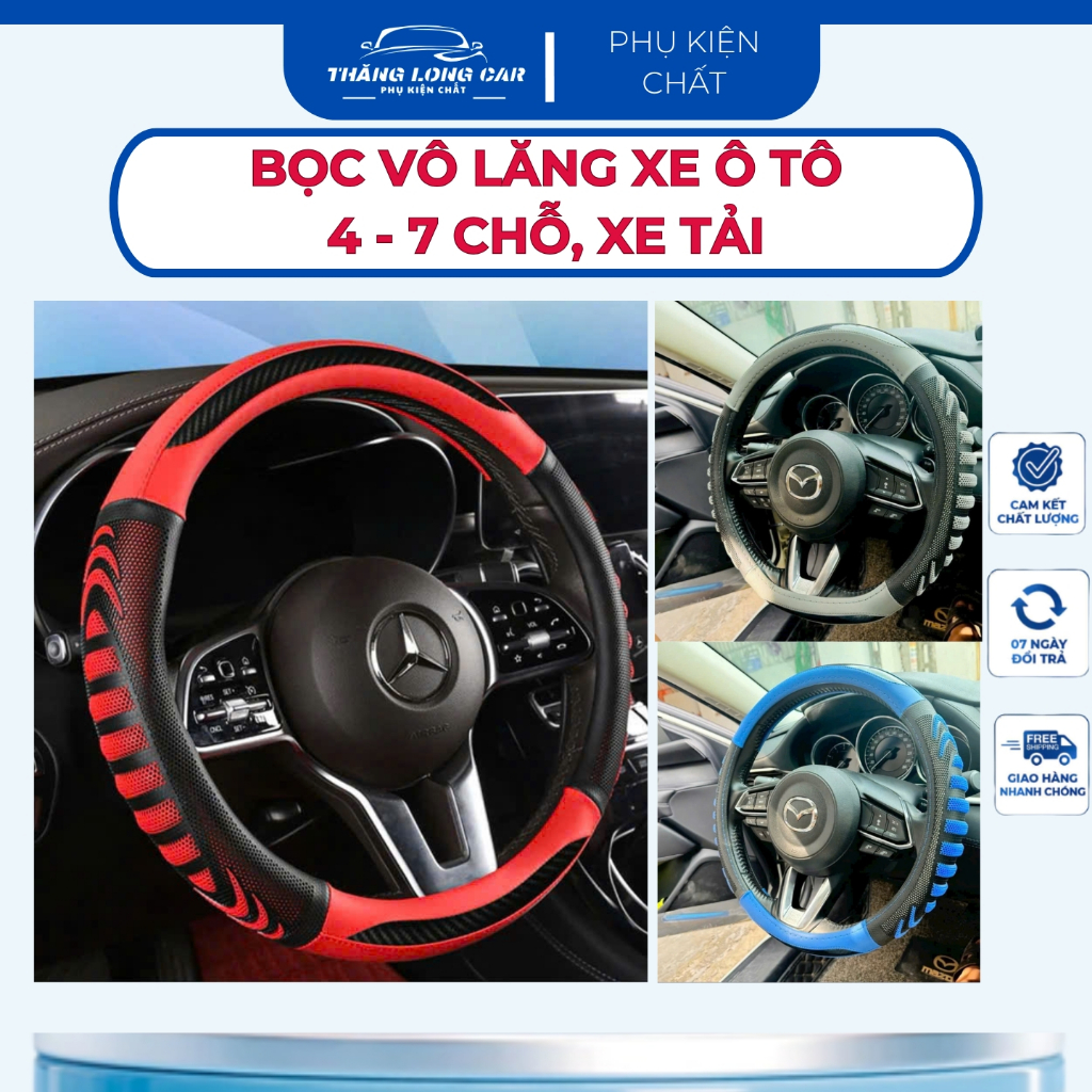 [QUÀ TẶNG] Bọc Vô Lăng Ô Tô Chất Liệu Silicon Cao Cấp, Bọc Vô Lăng Thể Thao F9 Đủ Size Xe Con (4-7 Chỗ), Xe Tải,Xe Khách