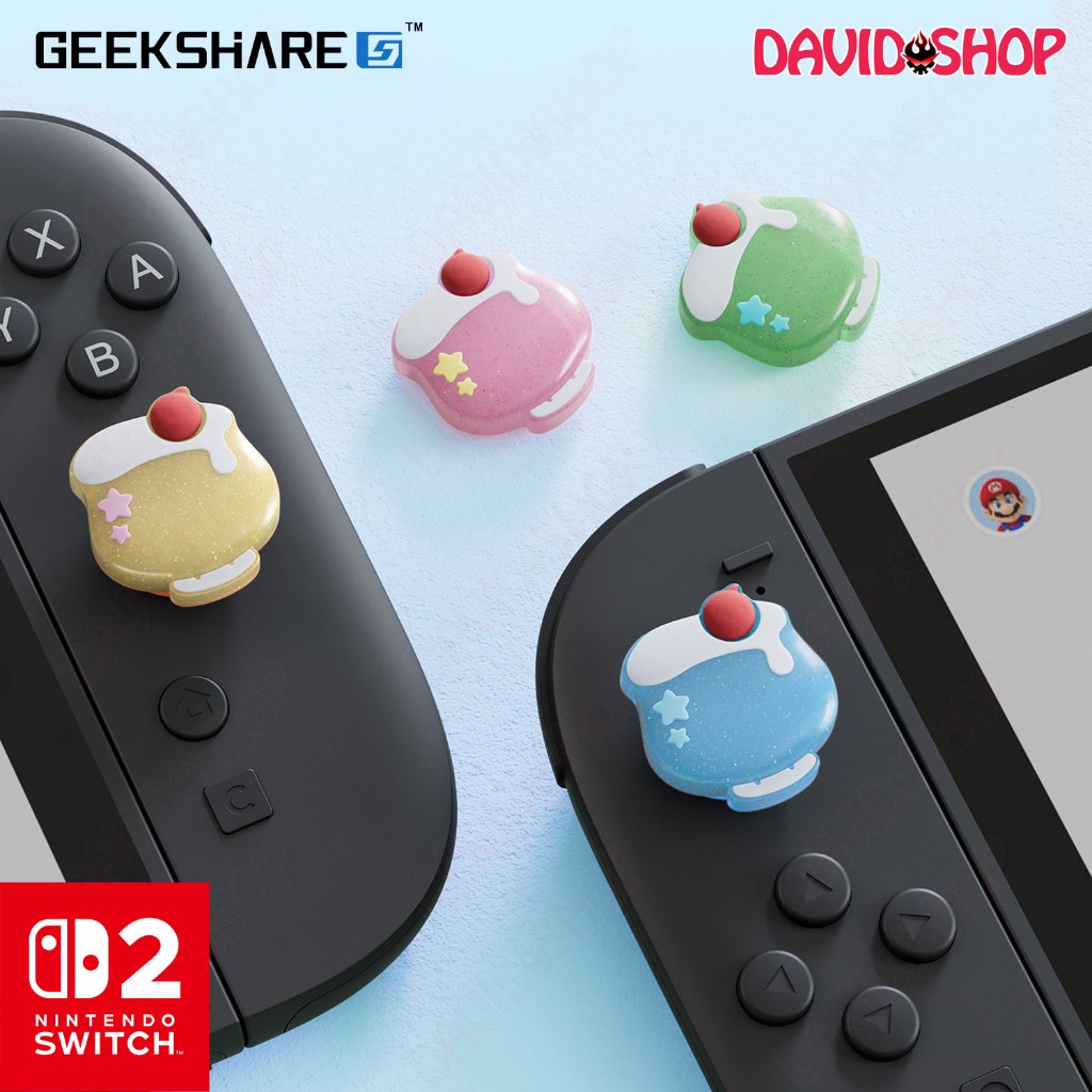 Núm bọc analog (GeekShare) Boylan Creme Soda cao cấp cho Joy-Con, Pro Controller 2 - Nintendo Switch