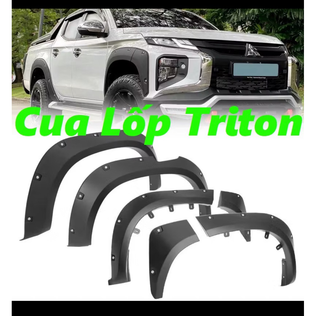 Cua Lốp Xe Mitsubishi Triton 2024-2021 Mẫu Mới, Bộ Cua Lốp Triton