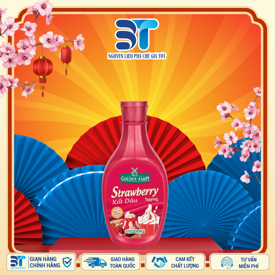 Xốt Dâu Golden Farm - Xốt Topping Dâu Golden Farm