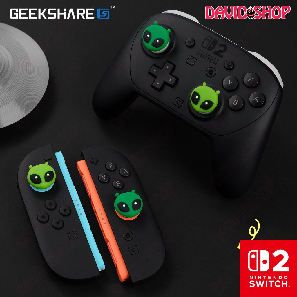 Núm bọc analog (GeekShare) Alien Onslaugh cho Joy-Con, Pro Controller 2 - Nintendo Switch 2