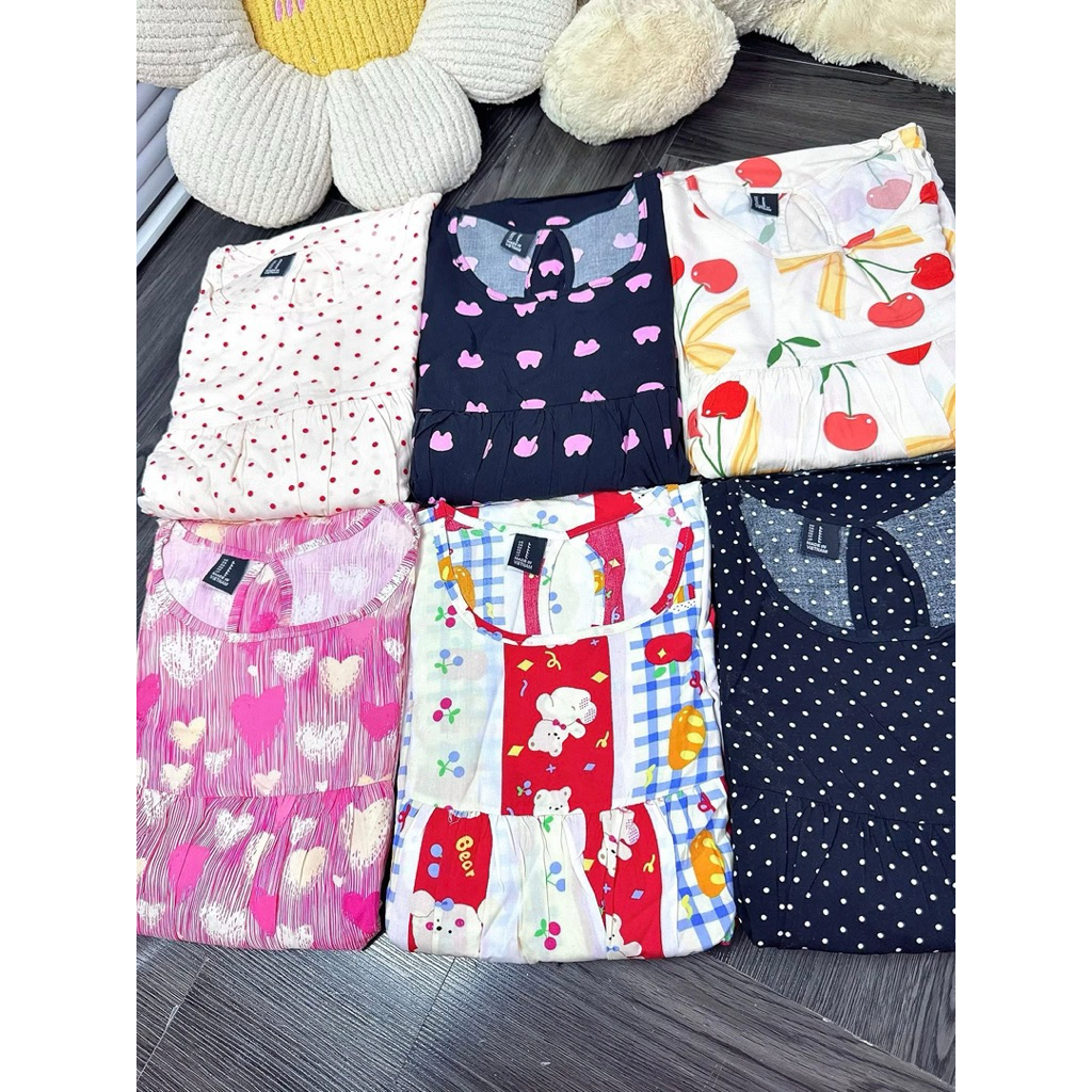 Đồ bộ tole babydoll tay dài quần dài