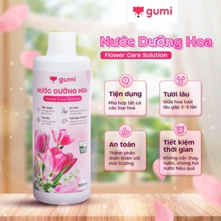Dung Dịch Dưỡng Hoa GUMI 300ml – Giữ Hoa Tươi Bền Lâu, Không Mùi, Không Màu, Hạn Chế Hôi Nước