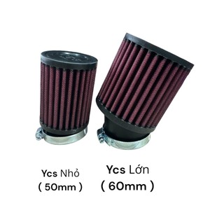 Lọc gió trụ YCS Taiwan ( Có 2 size Lớn 60mm và Nhỏ 50mm ) gắn các dòng xe