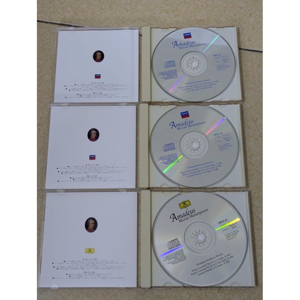3 CD Gốc Concerto Piano Mozart