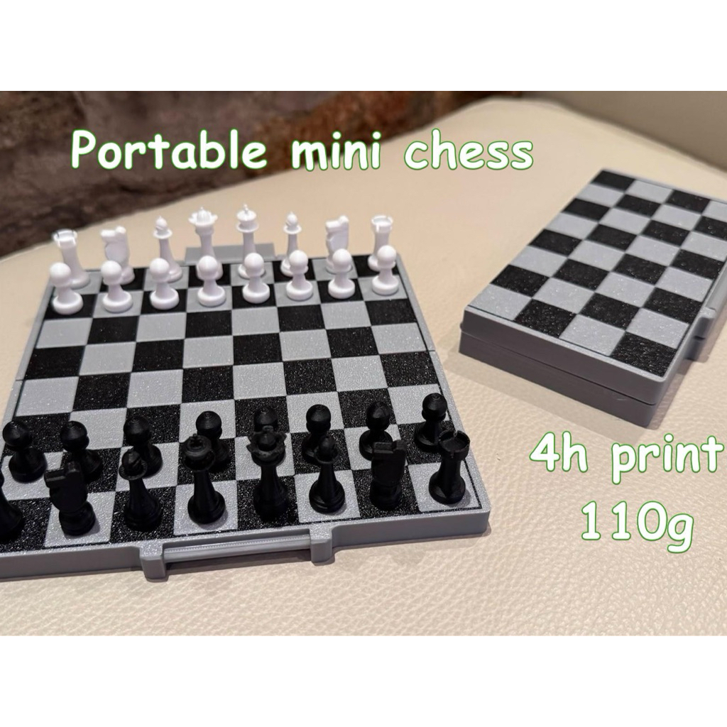 bộ cờ vua đơn giản - mini chess - không nam châm