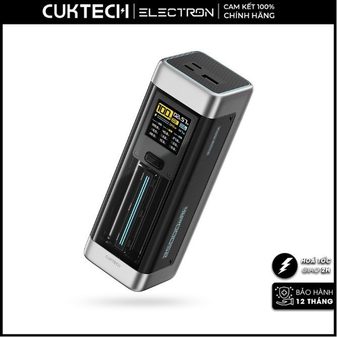 Pin dự phòng Cuktech 20 Power Bank 25.000mAh 210W PD3.1/PPS5A/QC/Mi Turbo 120W – P23
