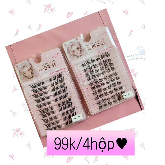 99k/4 hộp Mi Giả MEIJIESHANGPIN 10 hàng - Rẻ vô địch - Cosplay 3D Mi cong Lash shop