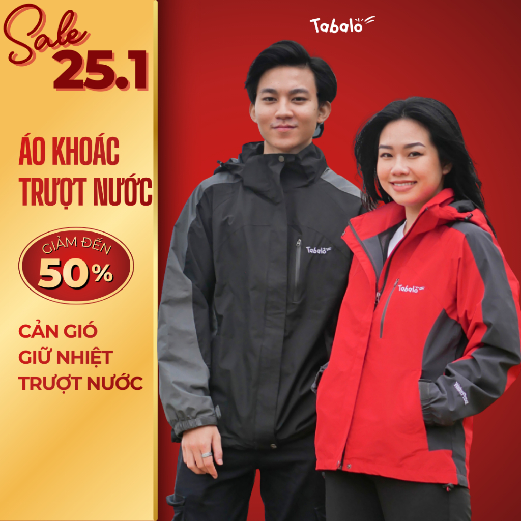Áo Khoác Nam Nữ Tabalo Basic Jacket L2 - Chống nắng, mũ tháo rời