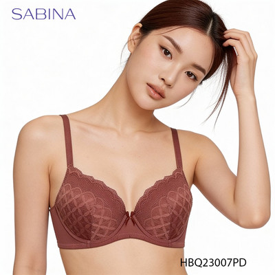 Áo Lót Có Gọng Mút Mỏng Phối Ren Habpy Bra by Sabina HBQ23007