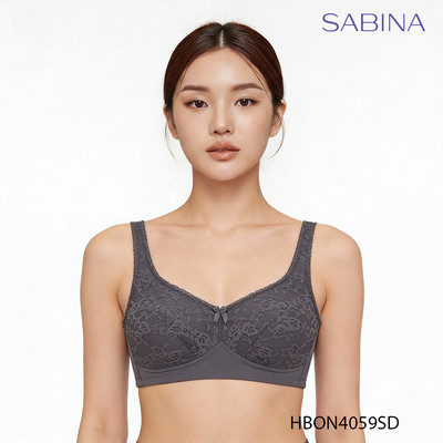 Áo Lót Mút Mỏng Không Đệm Không Gọng Phối Ren Sabina Happy Bra By Sabina HBON4059