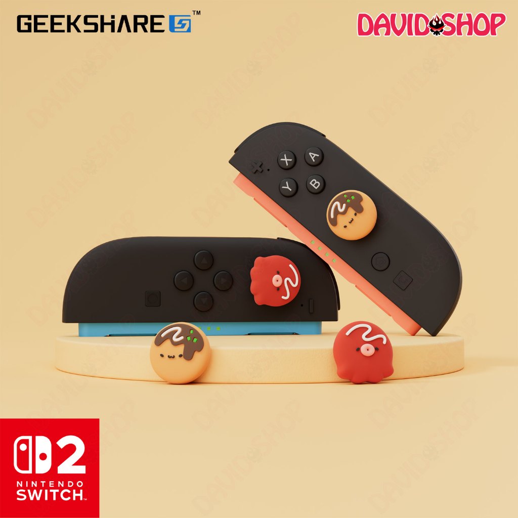 Núm bọc analog (GeekShare) Bạch Tuột Nướng cao cấp cho Joy-Con, Pro Controller 2 - Nintendo Switch 2