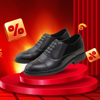 Giày tây nam cao cấp da mềm , đế đúc cao su , giày oxford phối đồ trung niên