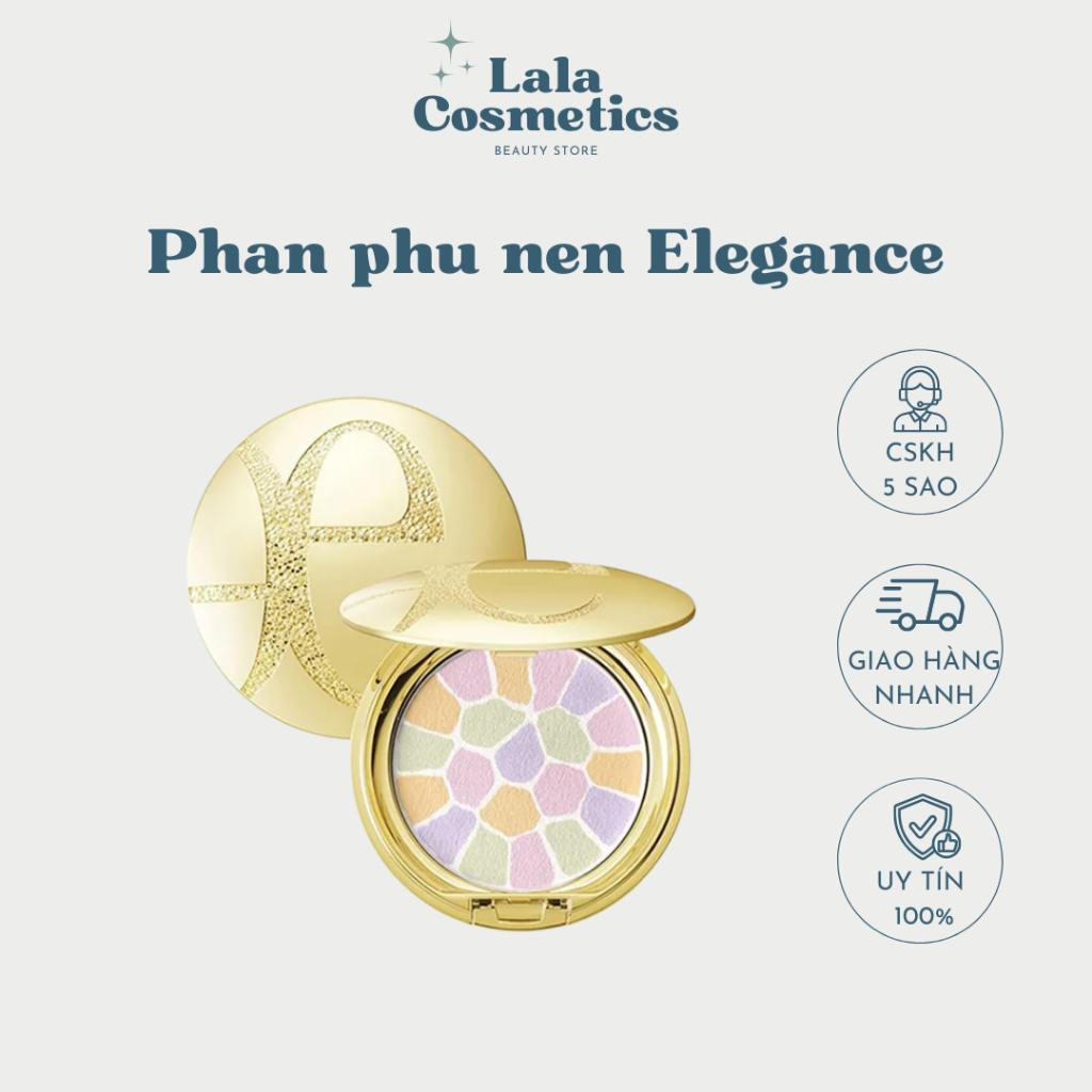 Phấn phủ nén cao cấp Phấn phủ ELEGANCE LA POUDRE HAUTE NUANCE - Lala.Cosmetics