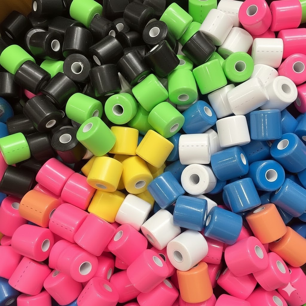 (Tặng quấn cán) Quấn cốt loại lớn 6cm x 20m - Cuốn lót xốp vợt cầu lông