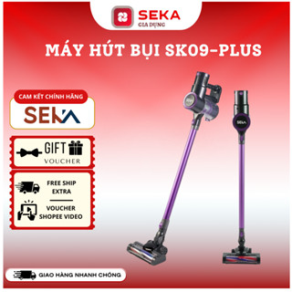 Máy hút bụi cầm tay Seka SK-09 Plus công suất 2000W lực hút mạnh, dễ dàng làm sạch mọi ngóc ngách