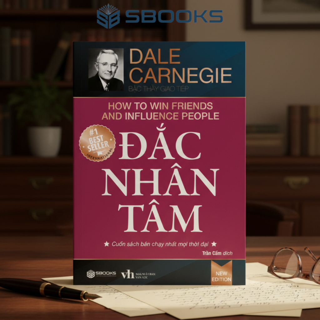 Sách - Đắc Nhân Tâm Khổ Lớn - Tác giả Dale Carnegie - Người Trí Thức | Sbooks