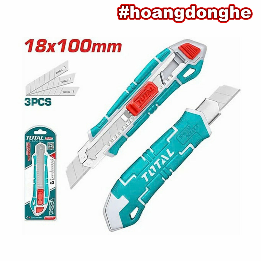 Dao Rọc Giấy Total THT522136 Kích Thước 18mm x 100mm