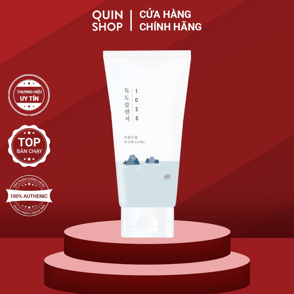 [HÀNG CÔNG TY] Sữa Rửa Mặt Cho Da Nhạy Cảm Round Lab Dokdo 1025 Cleanser Foam