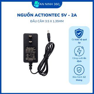 Nguồn 5V 2A Actiontec chân nhỏ (3.5x1.35mm) cho Camera IP Mini, TV Box Android | C17