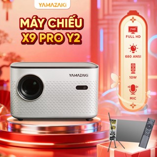 Máy Chiếu X9 PRO Y2 Yamazaki 680 Ansi Độ Phân Giải Full HD Loa 30W Bluetooth 5.3 Màn Hình 180inch