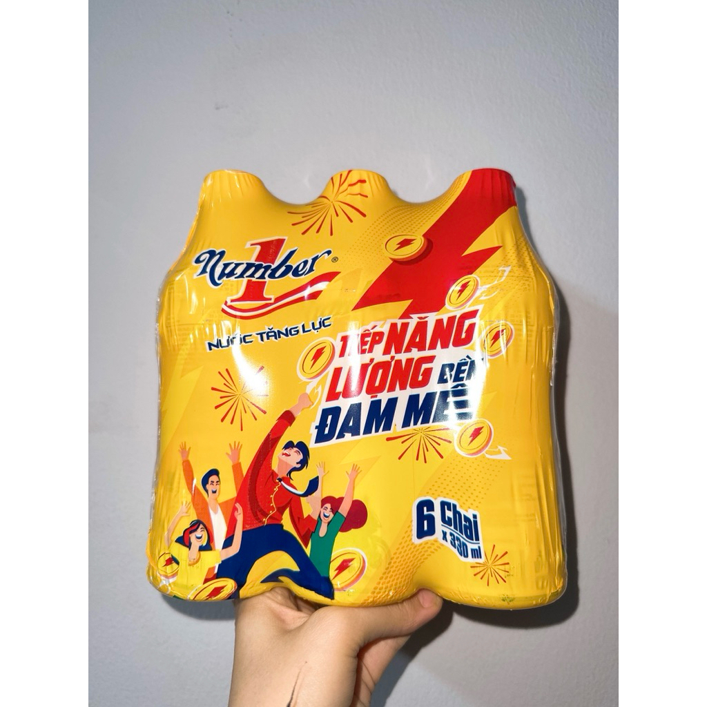 Thùng hoặc Lốc Nước Tăng Lực Number 1 (Number One) Chai 330ml