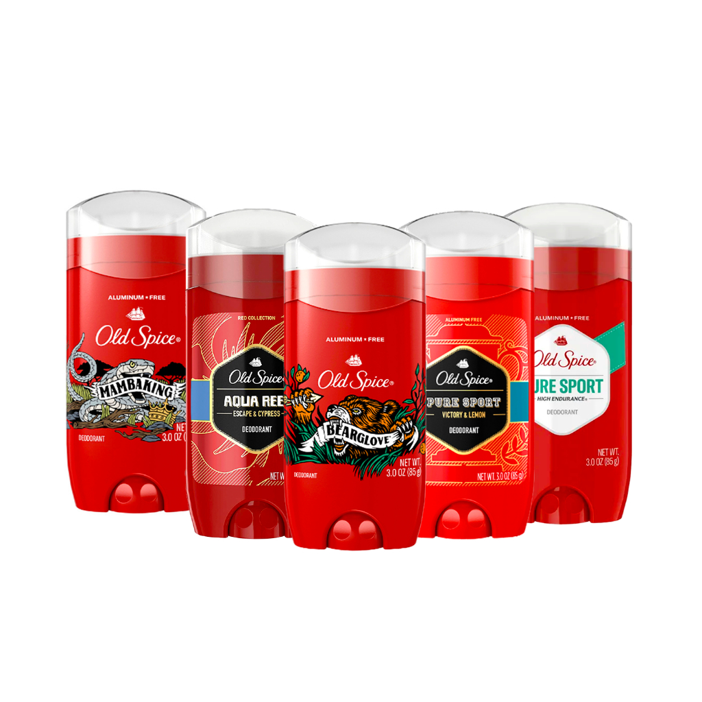 Lăn khử mùi Old Spice Mùi Hương Đặc Biệt Sáp Xanh 85g Pure Sport, Fresh, Original, Timber, Bearglove