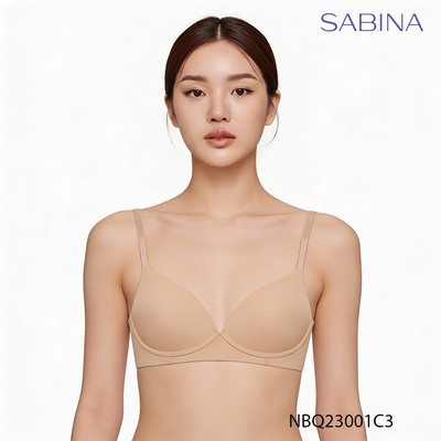 [SabinaxTê Linh] Áo Lót Invisible Không Gọng Không Viền May Mút Mỏng Vừa TwentyFive Sabina NBQ23001 Giống SXBQ9002