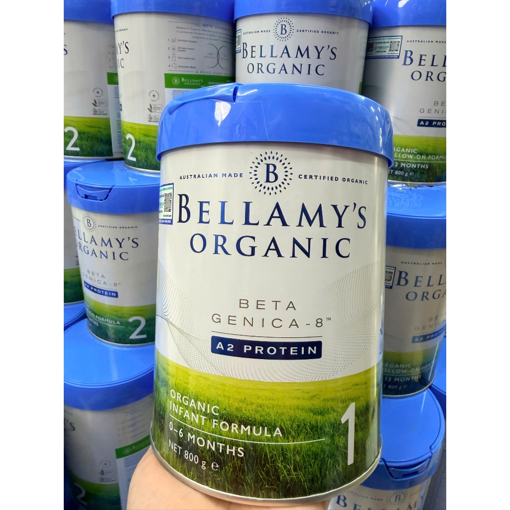 Sữa Bellamy’s Organic Beta Genica ( A2)/SỮA ÚC/HỮU CƠ ĐẠM A2/TIÊU HÓA TỐT/CÓ TEM PHỤ