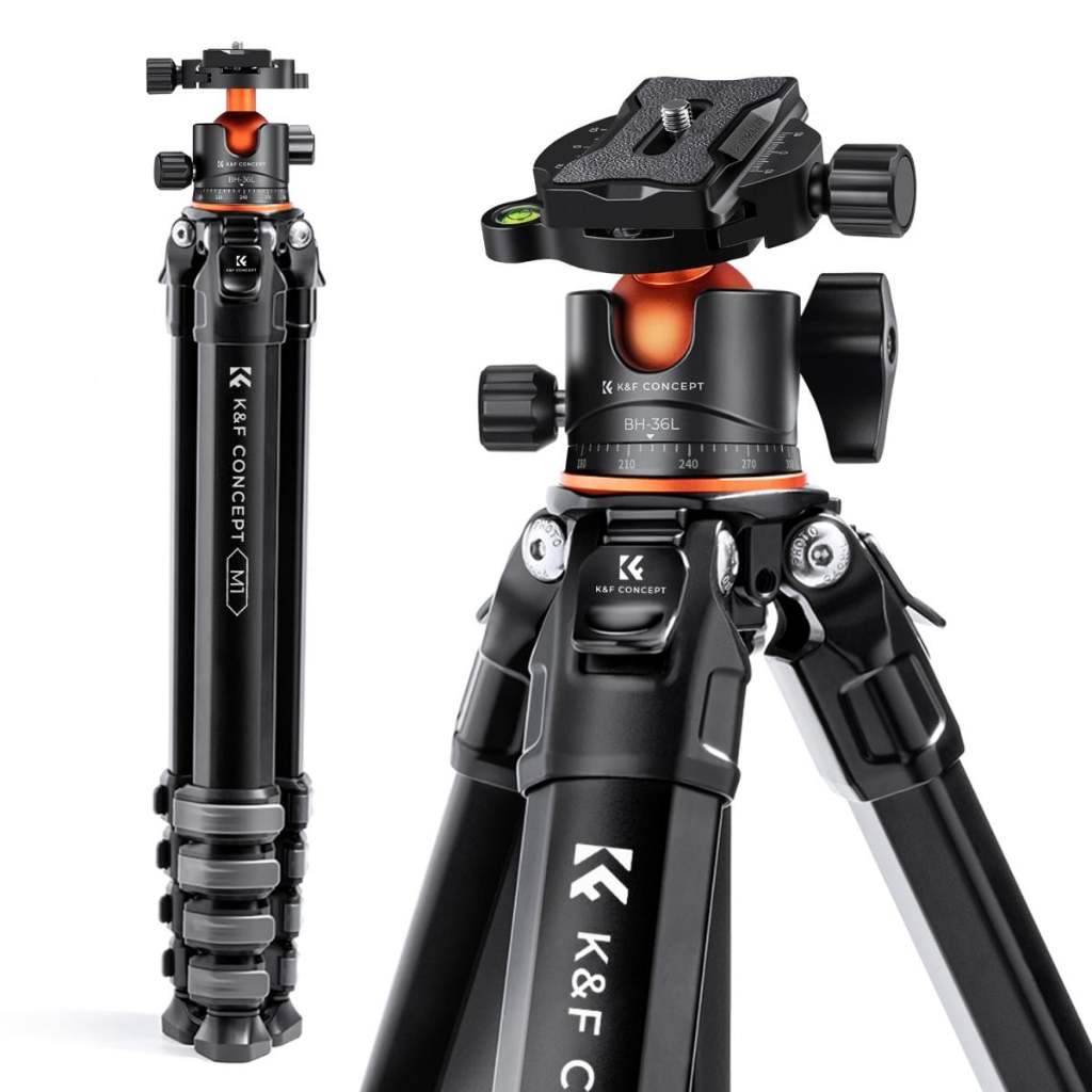 Chân máy ảnh K&F Concept Compact Travel Tripod M1+BH-36L ( KF09.105V1 )