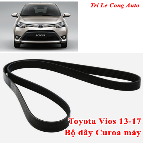 Dây Curoa Tổng Toyota Vios 2013–2017 Máy 1.3 2NZ-FE 1.5 1NZ-FE | Máy Phát Bơm Nước Máy Lạnh