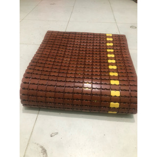 Chiếu tre chiếu trúc hạt cao cấp size 1m6 x 1m9 , 1m6 x 2m đen nâu không viền vải ( giao toàn quốc)