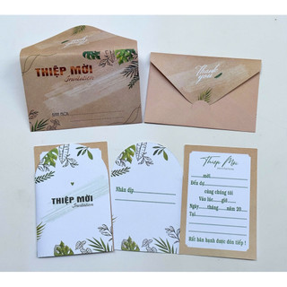 ( sét 10 cái )thiệp mời ghi tay,tất niên,khai trương,liên hoan,họp mặt,sinh Nhật