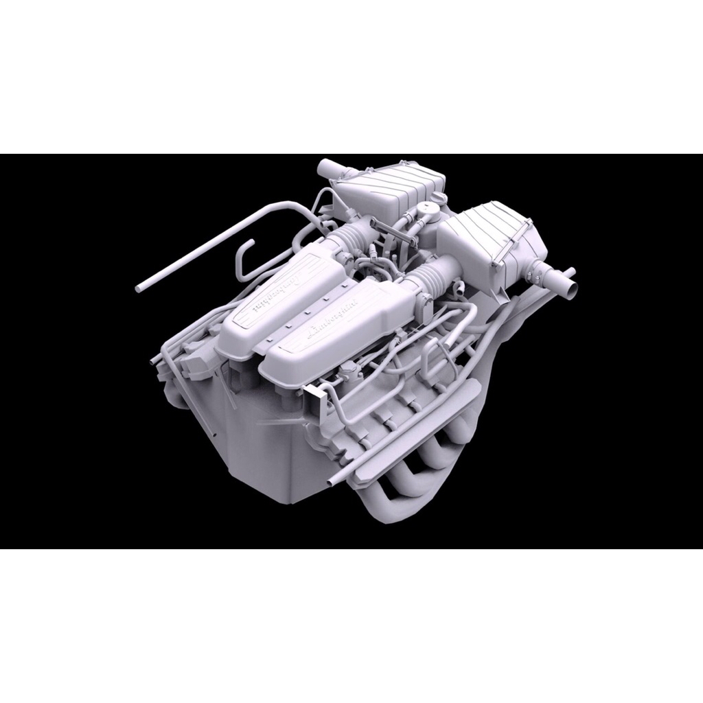 Động cơ Lamborghini tỉ lệ 1:64 - Phụ kiện Mô hình 1:64