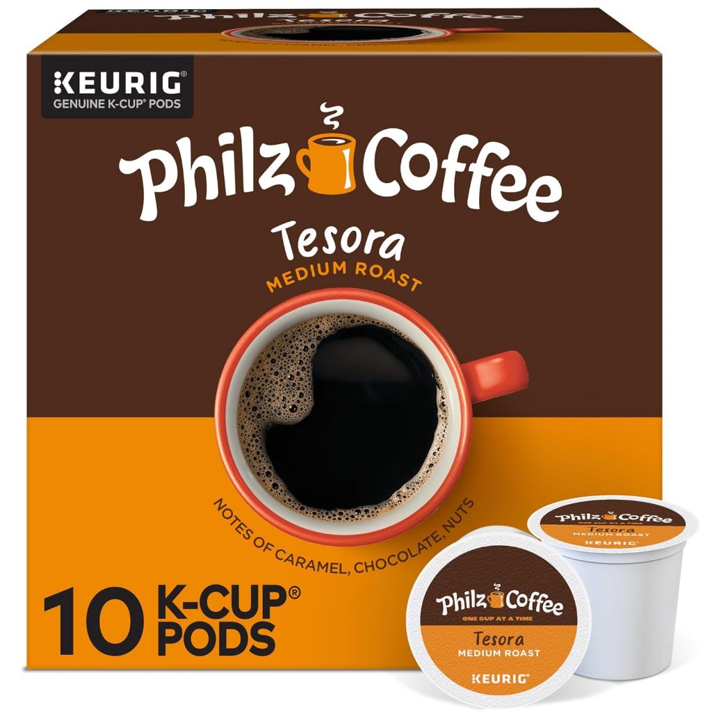 Cà phê Philz Coffee Tesora K-Cup® Pod Coffee Medium Roast Coffee, 10 count