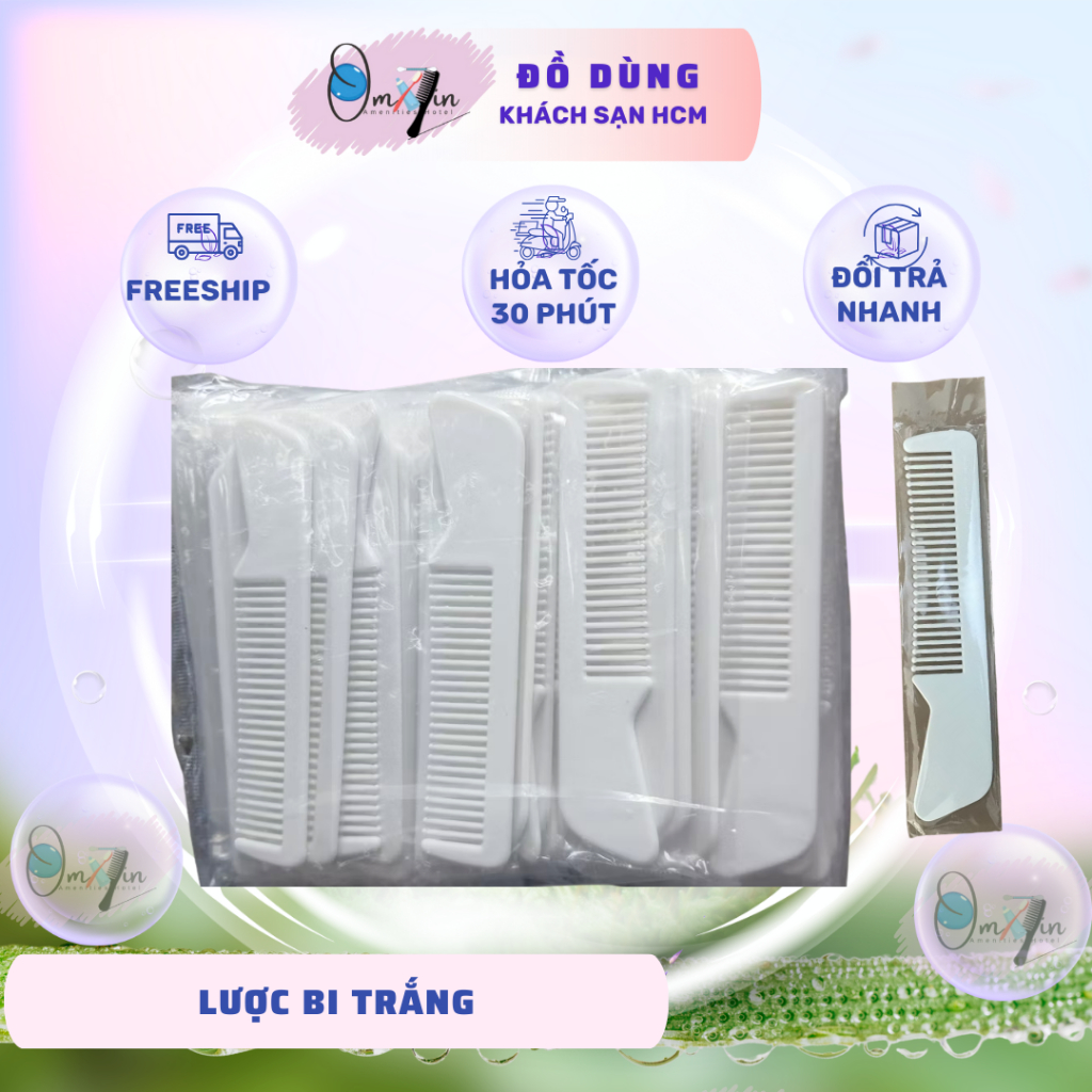 100 cây lược dùng trong khách sạn
